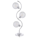  Coaster Furniture Amberley 920232 33-inch 3-light Curvy Metal Table Lamp - Silver IMAGE 4