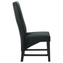  Coaster Furniture Barrand 106387 Upholstered Dining Side Chair - Black IMAGE 8