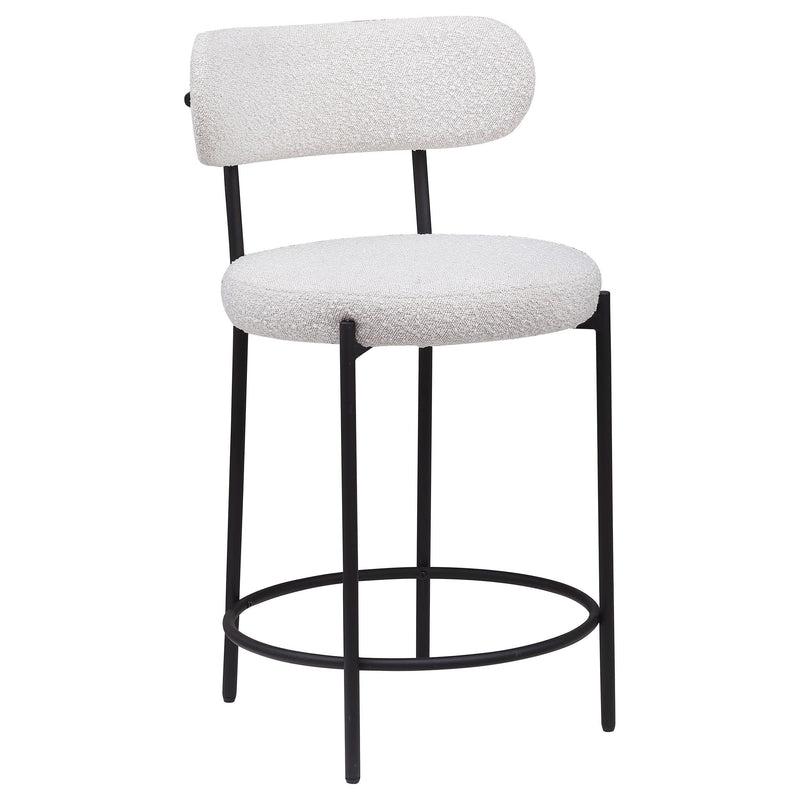 Coaster Furniture Viola 108188 Boucle Upholstered Counter Chair - Cream IMAGE 1
