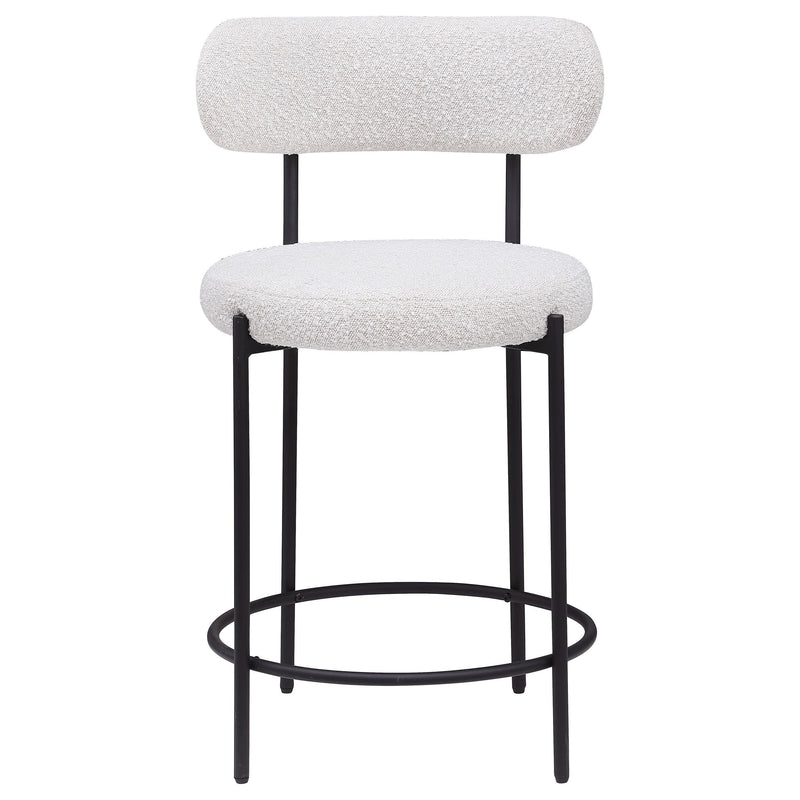 Coaster Furniture Viola 108188 Boucle Upholstered Counter Chair - Cream IMAGE 3