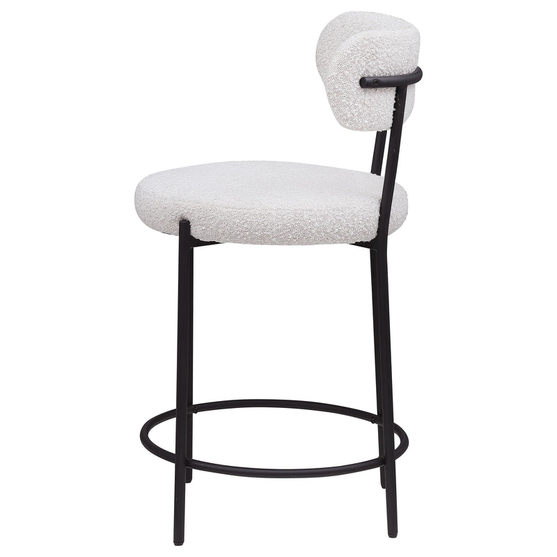 Coaster Furniture Viola 108188 Boucle Upholstered Counter Chair - Cream IMAGE 5