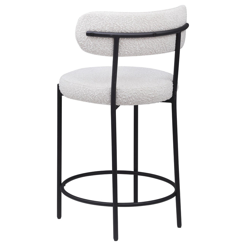 Coaster Furniture Viola 108188 Boucle Upholstered Counter Chair - Cream IMAGE 6
