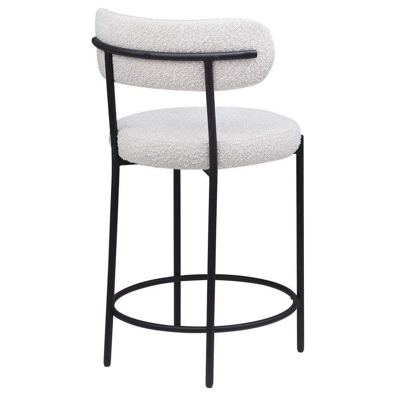 Coaster Furniture Viola 108188 Boucle Upholstered Counter Chair - Cream IMAGE 7