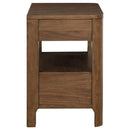  Coaster Furniture Maderia 223322 2-Drawer Nightstand Bedside Table - Walnut IMAGE 9