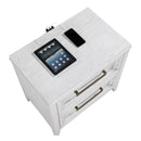  Coaster Furniture Marielle 224842 2-Drawer Nightstand Bedside Table - Distressed White IMAGE 10