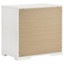  Coaster Furniture Ives 224942 2-Drawer Nightstand Bedside Table - White High Gloss IMAGE 6