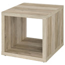  Coaster Furniture Frisco 710517 Square Engineered Wood Side End Table - Distressed Pine IMAGE 4