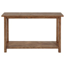  Coaster Furniture Payne 710549 Wood Entryway Sofa Console Table - Distressed Brown IMAGE 2