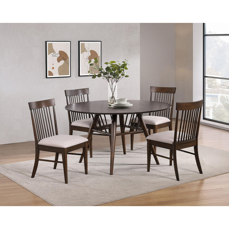 Coaster Furniture Everton 108892 Wood Dining Side Chair - Dark Walnut IMAGE 9