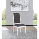  Coaster Furniture Judd 109332 Upholstered Dining Side Chair - Pearl White IMAGE 2