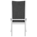  Coaster Furniture Judd 109332 Upholstered Dining Side Chair - Pearl White IMAGE 7