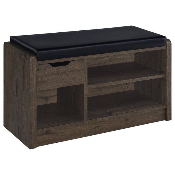  Coaster Furniture Arrington 910321 Storage Bench - Smoked Oak IMAGE 1