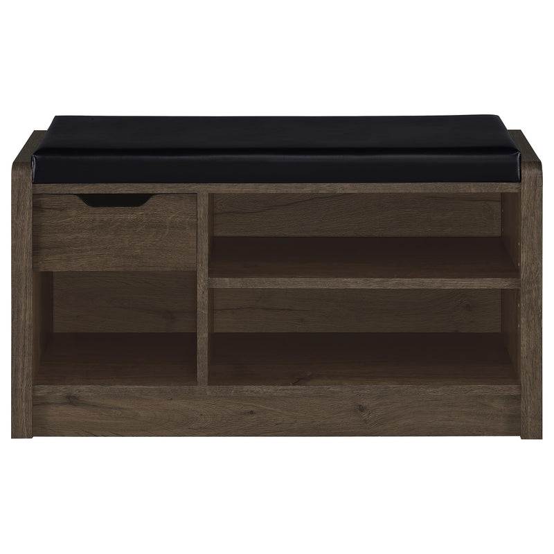  Coaster Furniture Arrington 910321 Storage Bench - Smoked Oak IMAGE 4