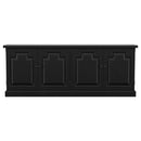  Coaster Furniture Florence 115535 4-door Dining Sideboard Buffet - Distressed Black IMAGE 3