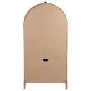  Coaster Furniture Kailani 109386 4-Door Cane Dining Vitrine Display Cabinet - Beige Oak IMAGE 6