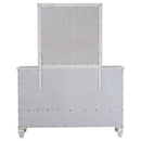  Coaster Furniture Sandy Beach 201303M 11-Drawer Dresser with Mirror - Cream White IMAGE 7