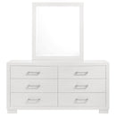 Coaster Furniture Jessica 6-Drawer Dresser with Mirror 202993M IMAGE 3