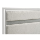Coaster Furniture Miranda 205110Q 54-inch Upholstered Queen Panel Bed - White IMAGE 8