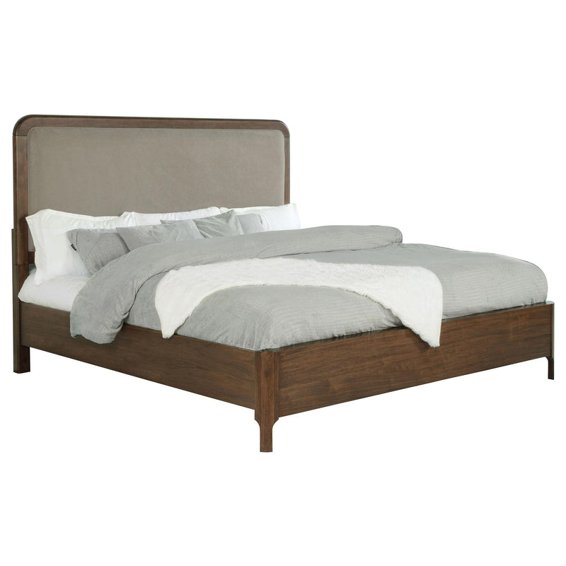  Coaster Furniture Maderia 223321Q 57-inch Upholstered Queen Panel Bed - Walnut IMAGE 3