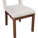 Meridian Conrad Beige Linen Textured Fabric Dining Chair IMAGE 7