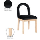 Meridian Conrad Black Velvet Dining Chair IMAGE 10