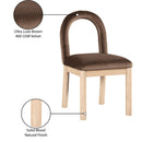 Meridian Conrad Brown Velvet Dining Chair IMAGE 10