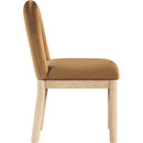Meridian Conrad Saddle Velvet Dining Chair IMAGE 4