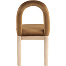 Meridian Conrad Saddle Velvet Dining Chair IMAGE 5