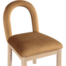 Meridian Conrad Saddle Velvet Dining Chair IMAGE 6