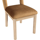 Meridian Conrad Saddle Velvet Dining Chair IMAGE 7