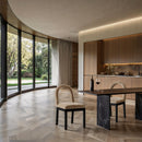 Meridian Conrad Beige Velvet Dining Chair IMAGE 2