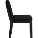 Meridian Conrad Black Velvet Dining Chair IMAGE 4