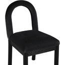 Meridian Conrad Black Velvet Dining Chair IMAGE 6