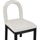 Meridian Conrad Cream Velvet Dining Chair IMAGE 6