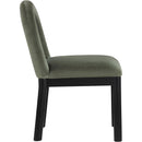Meridian Conrad Green Velvet Dining Chair IMAGE 4