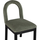 Meridian Conrad Green Velvet Dining Chair IMAGE 6