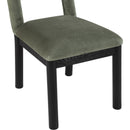 Meridian Conrad Green Velvet Dining Chair IMAGE 7