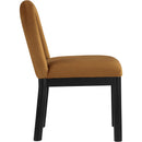 Meridian Conrad Saddle Velvet Dining Chair IMAGE 4
