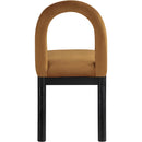 Meridian Conrad Saddle Velvet Dining Chair IMAGE 5