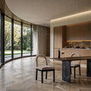 Meridian Conrad Taupe Velvet Dining Chair IMAGE 2