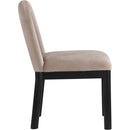Meridian Conrad Taupe Velvet Dining Chair IMAGE 4