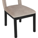 Meridian Conrad Taupe Velvet Dining Chair IMAGE 7