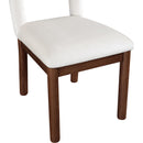 Meridian Conrad Cream Velvet Dining Chair IMAGE 7