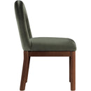 Meridian Conrad Green Velvet Dining Chair IMAGE 4
