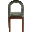 Meridian Conrad Green Velvet Dining Chair IMAGE 5