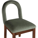 Meridian Conrad Green Velvet Dining Chair IMAGE 6