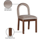 Meridian Conrad Taupe Velvet Dining Chair IMAGE 9