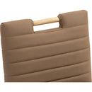 Meridian Aimee Brown Vegan Leather Dining Side Chair IMAGE 8