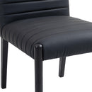 Meridian Aimee Black Vegan Leather Dining Side Chair IMAGE 7