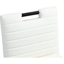 Meridian Aimee Cream Vegan Leather Dining Side Chair IMAGE 8